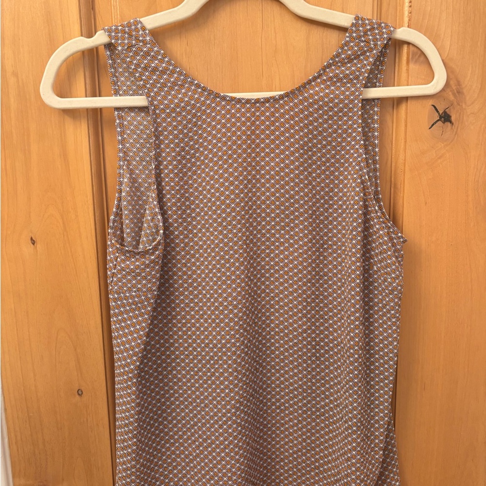 Sleeveless Geometric Print Tank Top - Women